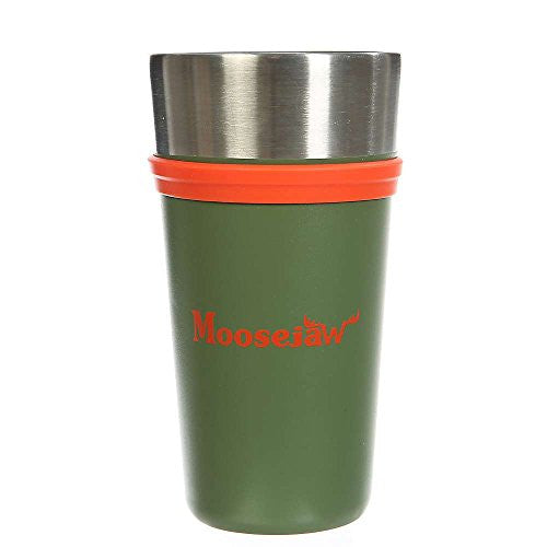 Brew Pint Glass 20oz, Olive