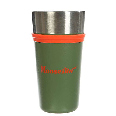 Brew Pint Glass 20oz, Olive
