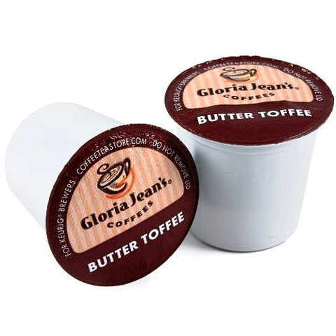 Gloria Jean's Coffees: Butter Toffee - 18-Count K-Cup
