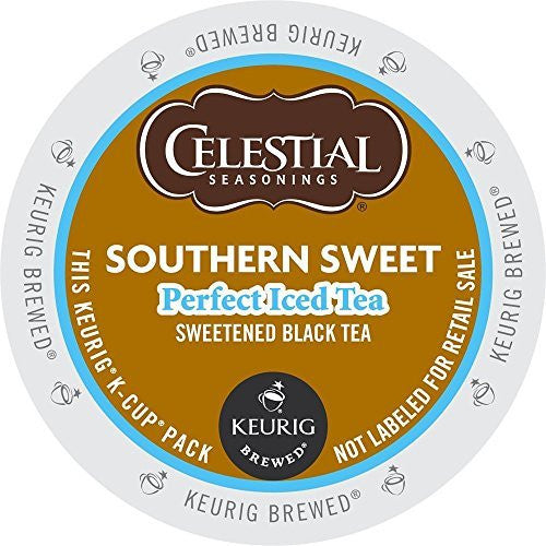 Celestial Seasonings - Perfect Iced Tea Southern Sweet, 30-Count K-Cup