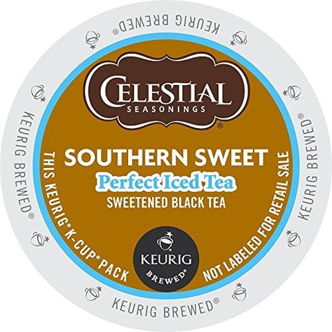 Celestial Seasonings - Perfect Iced Tea Southern Sweet, 30-Count K-Cup