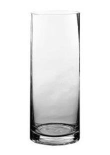 Clear Glass Cylinder Vase - 18" Tall x 5" Diameter