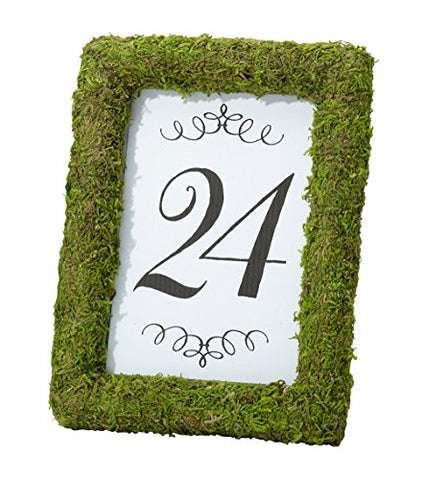 Moss Table Frame - hold a table number card or display