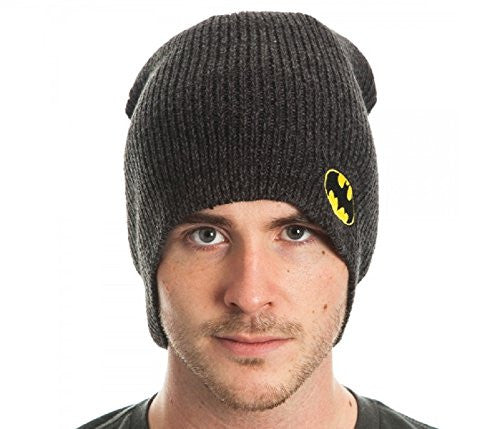 Batman Marled Slouch Beanie