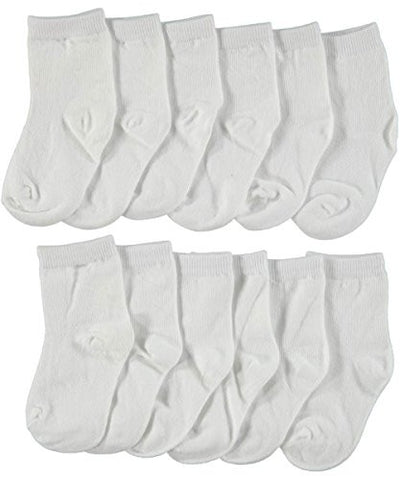 Touched by Nature, Organic Cotton Socks, White, 6-Pack, 0-6 mos