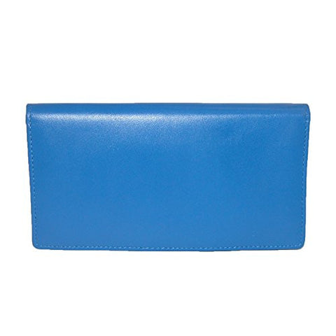 Checkbook with pen holder - Cobalt Blue