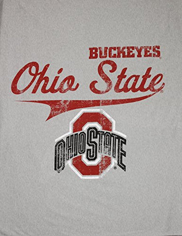 Ohio State Buckeyes Sweatshirt Throw 50" x 60"