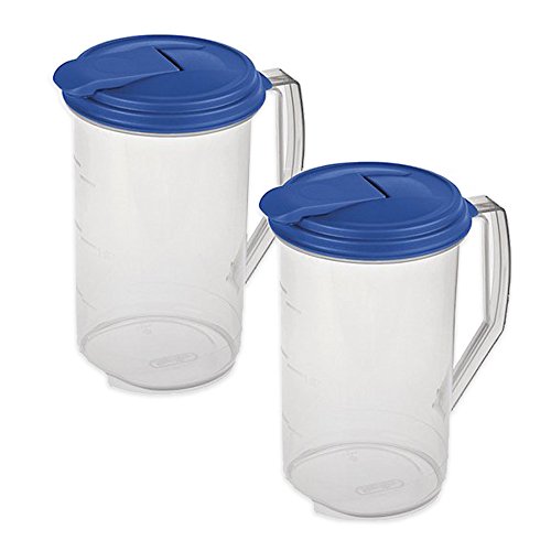 2 Quart / 1.9 Liter Round Pitcher Blue (not in pricelist)
