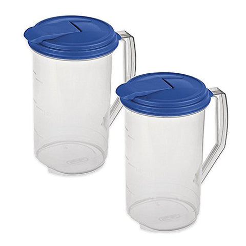 2 Quart / 1.9 Liter Round Pitcher Blue (not in pricelist)