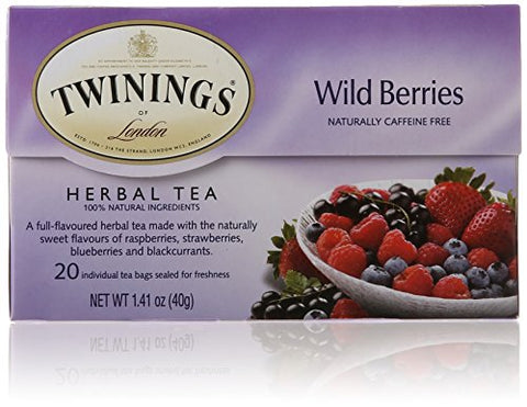 Twinings Of London Wild Berries Teabags, 20 Count