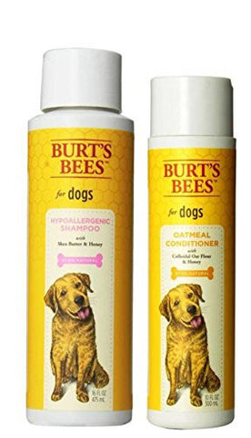 Burt's Bees Oatmeal Conditioner 10 oz and Burt's Bees Hypoallergenic Shampoo 16 oz
