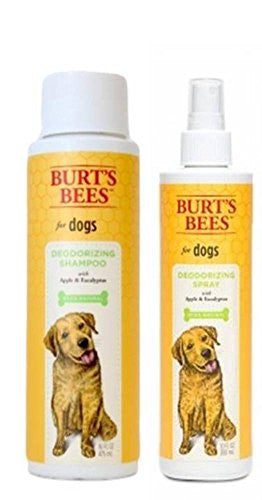 Burt's Bees Deodorizing Spray 10 oz and Burt's Bees Deodorizing Shampoo 16 oz