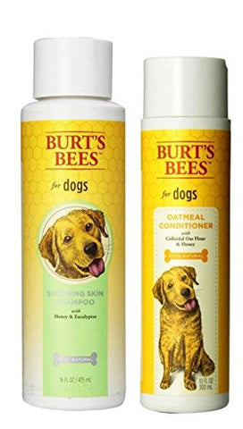 Burt's Bees Oatmeal Conditioner 10 oz and Burt's Bees Soothing Skin Shampoo 16 oz