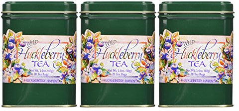 Wild Huckleberry Tea Tin, 20 Tea Bags