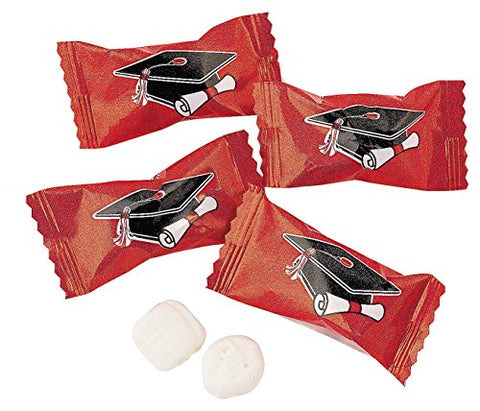 Red Graduation Buttermints - 108 pcs