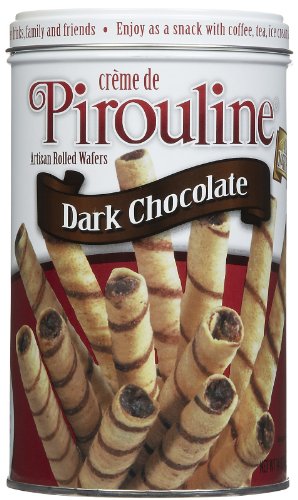 Pirouline Dark Chocolate Cream Filled-Tin (14.1 oz)