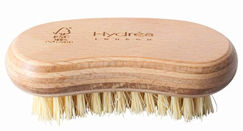 Ergonomically Plywood Hand and Nail Brush with stiff Natural Bristles