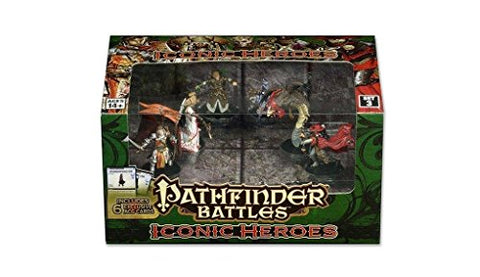 WizKids/Neca, Role Playing Games, Pathfinder Battles: Iconic Heroes Box Set 3 (six all-new miniatures)