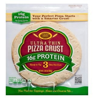 Golden Home 7 in. 16g Protein Pizza Crusts, 3-Pack
