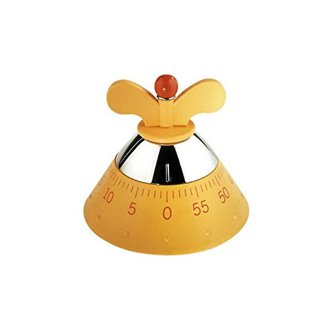 Kitchen timer, Sunrise Yellow, Mechanical Movement, 3½ in.