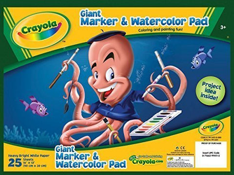 Giant Marker/Watercolor Pad