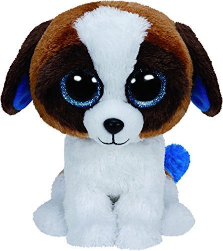 Duke the Brown/White Dog Regular Beanie Boo Plush, 6-Inch