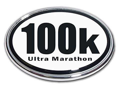 Ultra Marathon 100 K Chrome Emblem