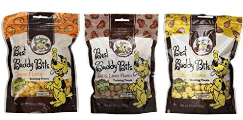 Best Buddy Bits 3-pack (Beef & Liver, Cheese, Chicken) 5.5 oz