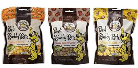 Best Buddy Bits 3-pack (Beef & Liver, Cheese, Chicken) 5.5 oz
