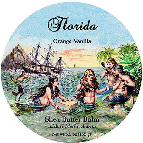 Mermaid Special Regional Balm 5.5 oz, Florida, Orange Vanilla Scent