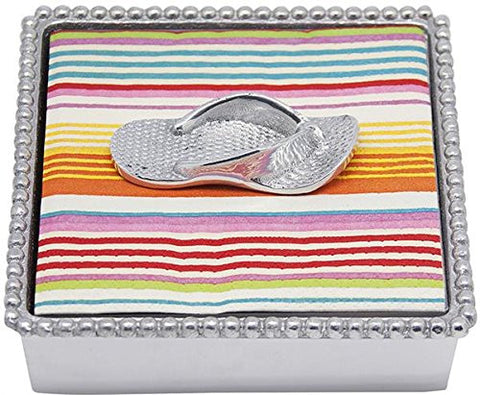 Flip Flop Beaded Napkin Box