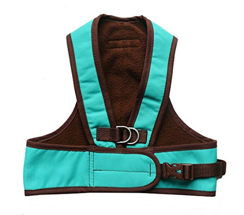 Step Easy Harness - Turquoise/Chocolate, XS