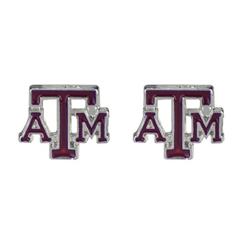 Logo Stud Earrings, Texas A&M