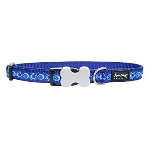 Design Dog Collar, Cosmos Dark Blue - Medium