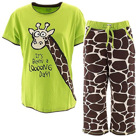 Lazy One It's Been A Looong Day Women's PJ Set, XL