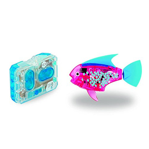 HEXBUG AQUABOT Remote Control Angelfish - LIGHTED FISH - IR REMOTE CONTROL! (case assorted: Angelfish colors / decos) - Pink