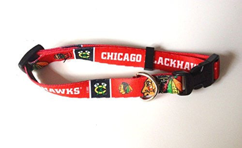 Chicago Blackhawks Dog Collar, M