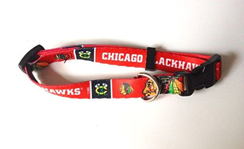 Chicago Blackhawks Dog Collar, M