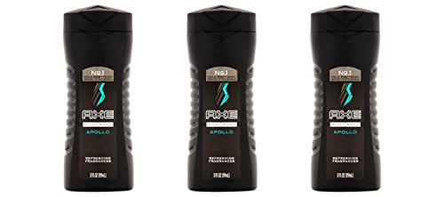 Axe Apollo Shower Gel Travel Size 3 Oz (Pack Of 3)