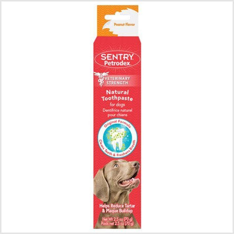 Natural Toothpaste for Dogs Peanut Butter, 2.5oz