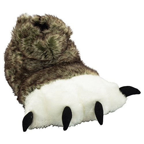 Lazy One Paw Slippers, Wolf Paw Slipper, XL