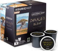 Laughing Man, Dukale’s Blend, medium roast, k-cup