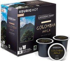 Laughing Man - Colombia Huila, Dark Roast, 16-Count K-Cup