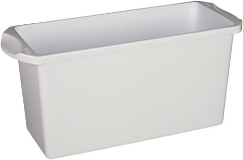 Ice Cube Bin, White, 13 1/4" L X 5 1/8" W X 6" H