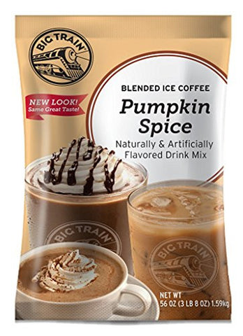 Big Train Blended Ice Coffee Mix Pumpkin Spice 3.5 lb