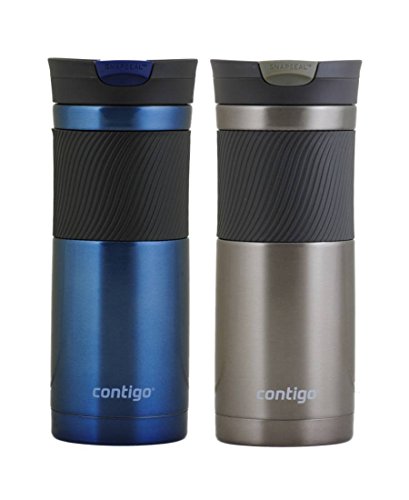 Contigo Byron Snapseal Plastic Tumbler, 20oz - Monaco and
Contigo Byron Snapseal Plastic Tumbler, 20oz - Gunmetal