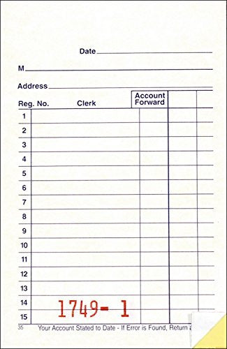 Adams General Purpose Salebook, Carbonless