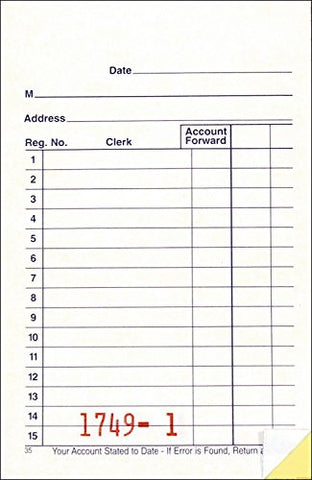 Adams General Purpose Salebook, Carbonless