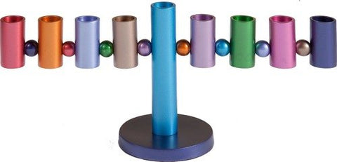 Hanukkah Menorah - Multicolor, 13x5 inch