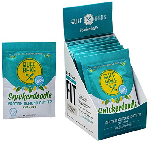 10 pack of Single Servings - Snickerdoodle Almond Butter, 1.15 Ounce